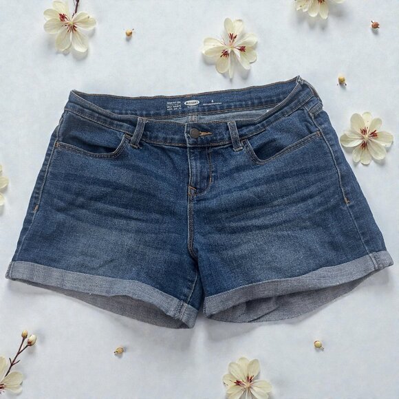 Old Navy Pants - Old Navy Semi-Fit Denim Shorts | Cuffed Hem | Size 6 Regular